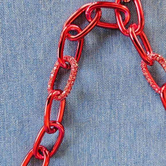 ❤️🏩Betsey Johnson 3-D HEART Statement Necklace - NWT🏩❤️ - Picture 12 of 16